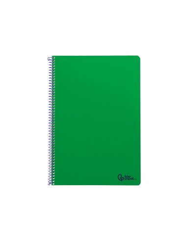 Cuaderno Espiral Liderpapel A4 Smart Tapa Blanda 80H 75Gr Pauta 2,5Mm Con Margen Color Verde|Libreriasalesiana