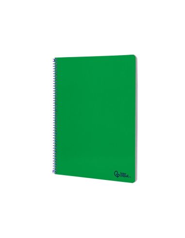Cuaderno Espiral Liderpapel A4 Smart Tapa Blanda 80H 75Gr Pauta 2,5Mm Con Margen Color Verde|Libreriasalesiana