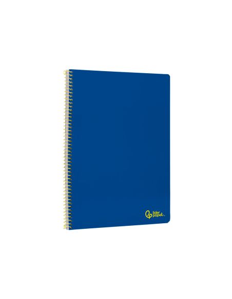 Cuaderno Espiral Liderpapel A4 Smart Tapa Blanda 80H 75Gr Pauta 3,5Mm Con Margen Color Azul Oscuro