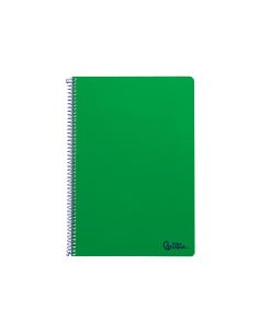 Cuaderno Espiral Liderpapel A4 Smart Tapa Blanda 80H 75Gr Pauta 3,5Mm Con Margen Color Verde 2