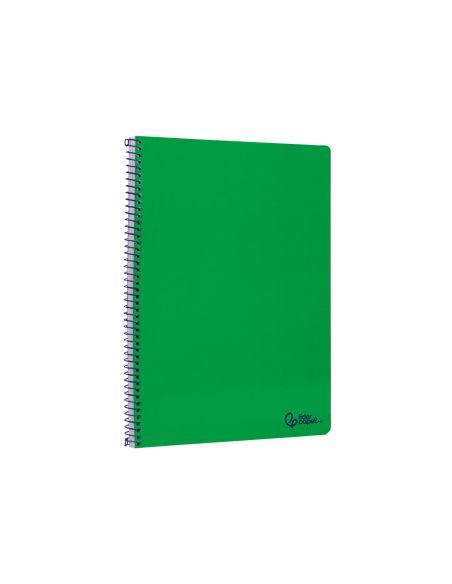 Cuaderno Espiral Liderpapel A4 Smart Tapa Blanda 80H 75Gr Pauta 3,5Mm Con Margen Color Verde