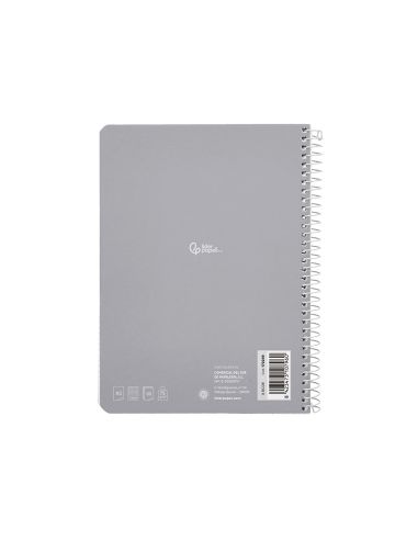 Cuaderno Espiral Liderpapel A5 Smart Tapa Blanda 80H 75Gr Cuadro 3Mm Con Margen Colores Surtidos