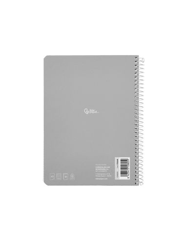 Cuaderno Espiral Liderpapel A5 Smart Tapa Blanda 80H 75Gr Pauta 2,5Mm Con Margen Colores Surtidos
