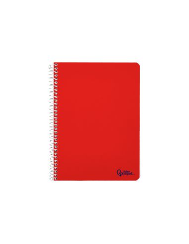 Cuaderno Espiral Liderpapel A4 Micro Smart Tapa Blanda 80H 75Gr Horizontal 7Mm Doble Margen 4 Taladros Colores