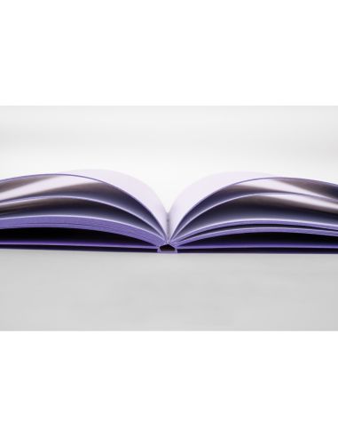 Libreta Encolada Milan Coleccion Sunset Din A4 48 Hojas 95 Gr Cuadricula 5Mm Lila