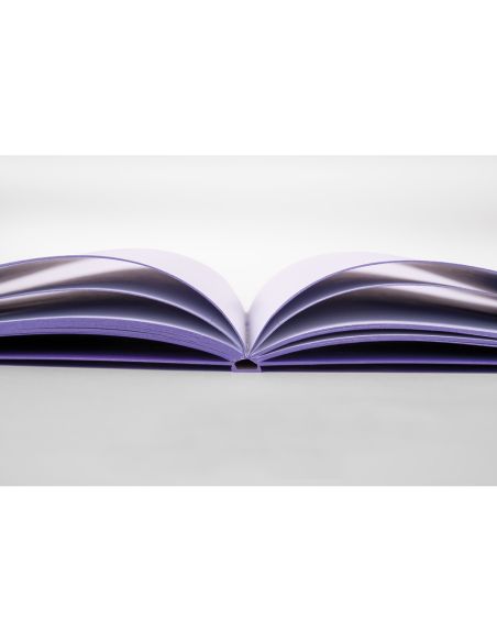 Libreta Encolada Milan Coleccion Sunset Din A4 48 Hojas 95 Gr Cuadricula 5Mm Lila