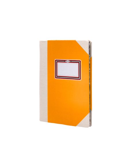 Libro Cartone Cosido Fernandes Flecha Din A4+ Rayado Horizontal 50 Hojas 100 Gr Naranja