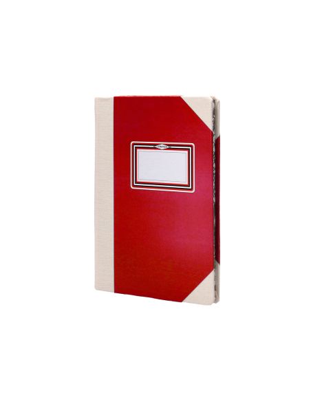 Libro Cartone Cosido Fernandes Flecha Din A4+ Rayado Horizontal 50 Hojas 100 Gr Rojo