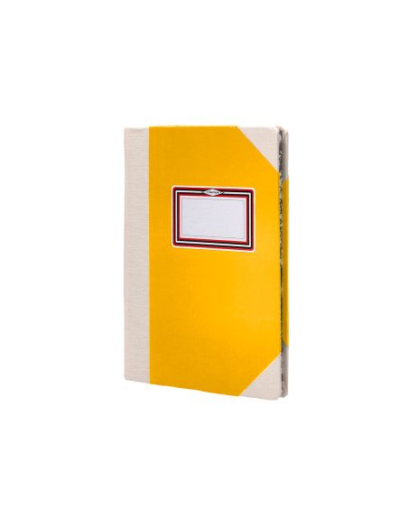 Libro Cartone Cosido Fernandes Flecha Din A5+ Liso 50 Hojas 100 Gr Amarillo
