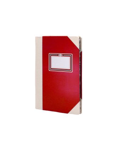 Libro Cartone Cosido Fernandes Flecha Din A5+ Liso 50 Hojas 100 Gr Rojo