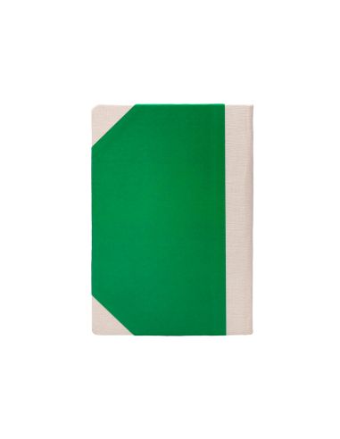 Libro Cartone Cosido Fernandes Flecha Din A5+ Liso 50 Hojas 100 Gr Verde