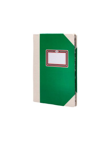 Libro Cartone Cosido Fernandes Flecha Din A5+ Liso 50 Hojas 100 Gr Verde