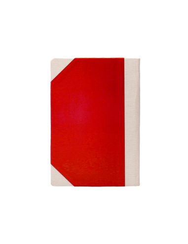Libro Cartone Cosido Fernandes Flecha Din A6+ Liso 50 Hojas 100 Gr Rojo