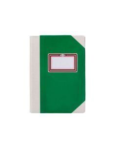 Libro Cartone Cosido Fernandes Flecha Din A6+ Liso 50 Hojas 100 Gr Verde 2