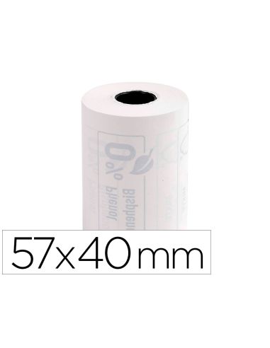 Rollo Sumadora Exacompta Termico Para Tpv 57 Mm X 40 Mm 55 G/M2 Fsc Sin Bisfenol A Ni Plastico