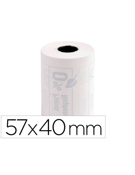 Rollo Sumadora Exacompta Termico Para Tpv 57 Mm X 40 Mm 55 G/M2 Fsc Sin Bisfenol A Ni Plastico