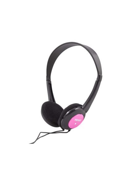 Auriculares Maxell Infantil Diadema Jack 3,5 Mm Longitud Cabel 1,2 Mt Color Rosa