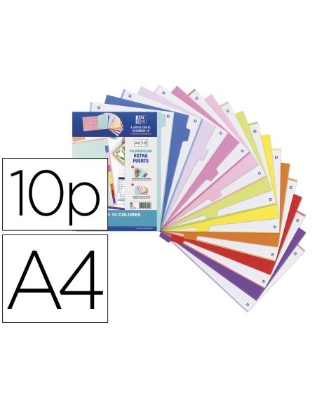 Separadores De Plastico Oxford Polipropileno 500 Mc Juego De 10 Separadores