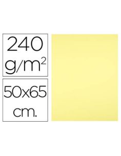 Cartulina Liderpapel 50X65 Cm 240 G/M2 Amarillo Medio