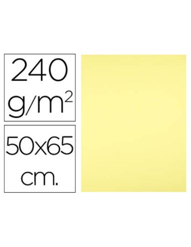 Cartulina Liderpapel 50X65 Cm 240 G/M2 Amarillo Medio