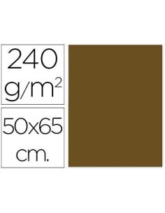 Cartulina Liderpapel 50X65 Cm 240 G/M2 Marron Claro Escolar