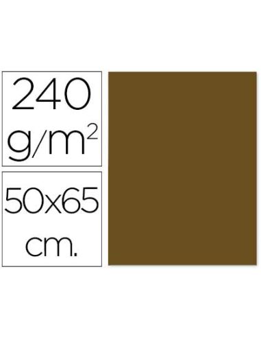 Cartulina Liderpapel 50X65 Cm 240 G/M2 Marron Claro Escolar