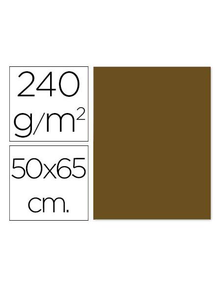 Cartulina Liderpapel 50X65 Cm 240 G/M2 Marron Claro Escolar