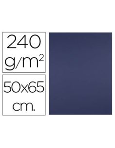 Cartulina Liderpapel 50X65 Cm 240 G/M2 Azul Zafiro