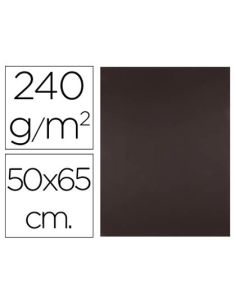 Cartulina Liderpapel 50X65 Cm Marron Oscuro 240 Gr Unidad