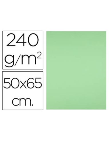 Cartulina Liderpapel 50X65 Cm 240G/M2 Verde Pistacho