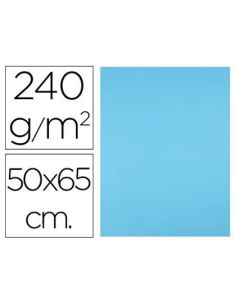 Cartulina Liderpapel 50X65 Cm 240G/M2 Azul Turquesa