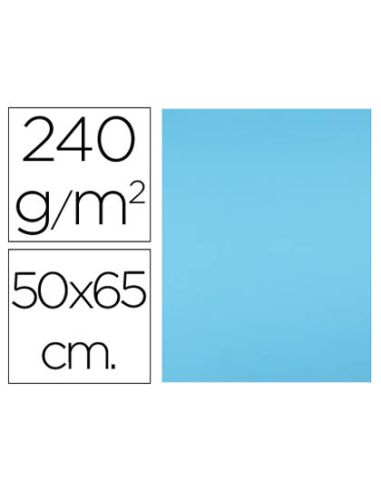 Cartulina Liderpapel 50X65 Cm 240G/M2 Azul Turquesa