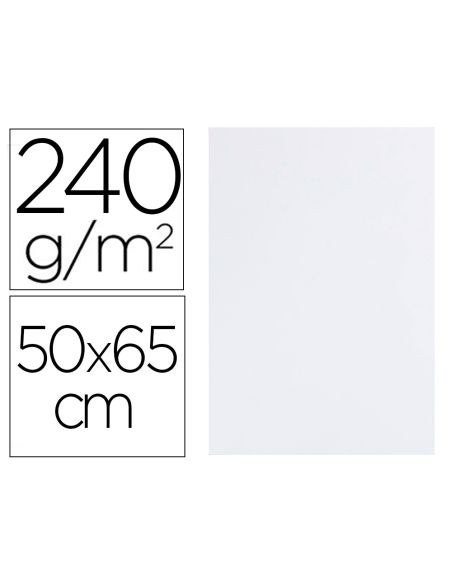 Cartulina Liderpapel 50X65 Cm 240G/M2 Blanco