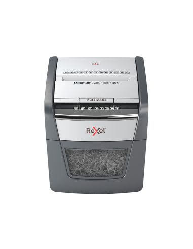 Destructora De Documentos Rexel Optimum Auto +45X Eu Capacidad Corte 45 H P4 Destruye Grapas Clips Y