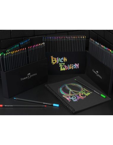 Lapices De Colores Faber Castell Edicion Black Soporte De 100 Unidades Colores Surtidos