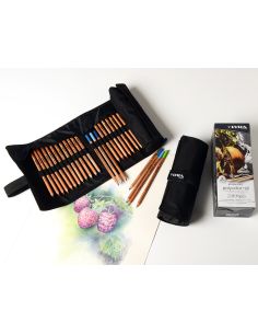 Lapices De Colores Lyra Rembrandt Polycolor 24 Colores Surtidos En Estuche De Tela Enrollable 2