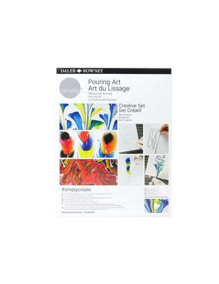 Set De Pintura Daler Rowney Simply Creativo Pouring|Libreriasalesiana