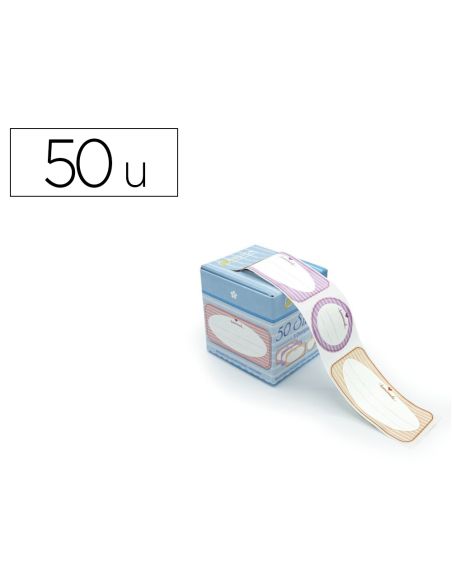 Etiqueta Adhesiva Avery Removible Para Botes Regalos Y Decoraciones 6 Modelos 2 Medidas Rollo De 50 Unidades
