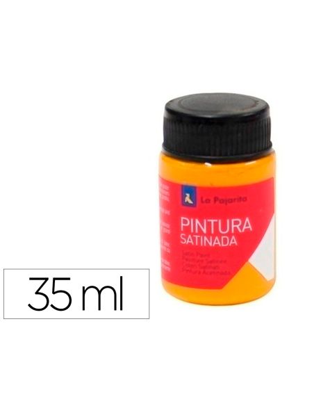 Pintura Latex La Pajarita Satinada L-31 Bote 35 Ml Calabaza