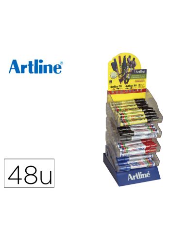 Rotulador Artline -Expositor De 48 Unidades Gamas Ek-70-Ek-90 Surtidos