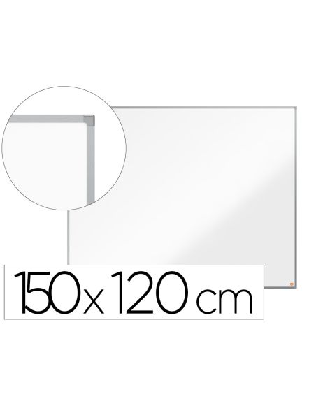 Pizarra Blanca Nobo Essence Acero Lacado 1500X1200 Mm