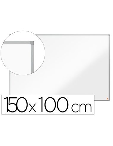 Pizarra Blanca Nobo Essence Acero Lacado 1500X1000 Mm