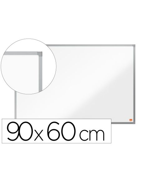 Pizarra Blanca Nobo Essence Acero Lacado 900X600 Mm