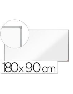Pizarra Blanca Nobo Essence Acero Lacado 1800X900 Mm
