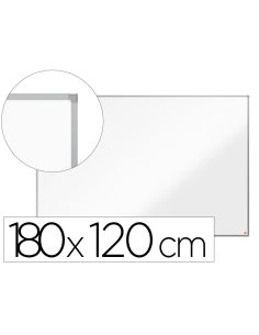 Pizarra Blanca Nobo Essence Acero Lacado 1800X1200 Mm