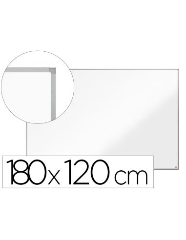 Pizarra Blanca Nobo Essence Acero Lacado 1800X1200 Mm