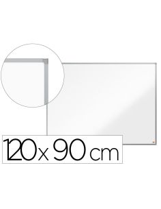 Pizarra Blanca Nobo Essence Acero Lacado 1200X900 Mm