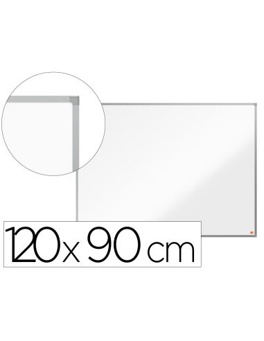 Pizarra Blanca Nobo Essence Acero Lacado 1200X900 Mm
