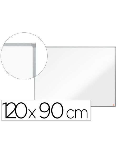 Pizarra Blanca Nobo Essence Acero Lacado 1200X900 Mm