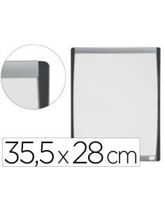 Pizarra Blanca Nobo Magnetica Marco Arqueado 355X280 Mm